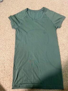 Lululemon forest green swiftly tank size 4